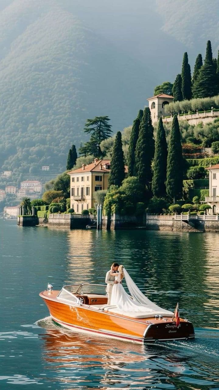A villa on Lake Como